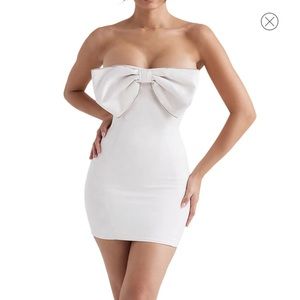 HOUSE OF CB Bow Satin Minidress